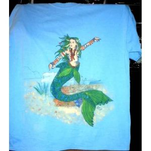 Mermaid tshirt painting artwork