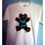 Pirate Teddy Bear tshirt painting artwork