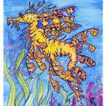 Leafy Sea Dragon painting artwork