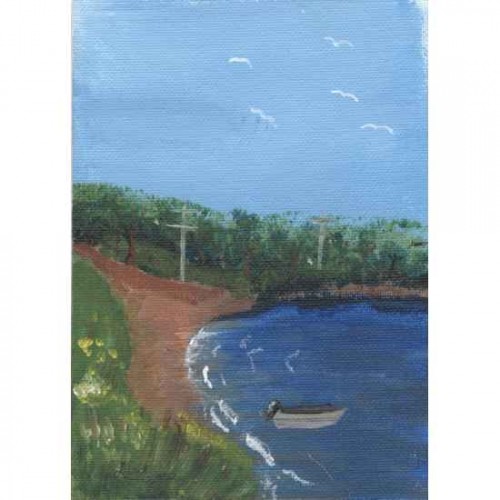 PEI shoreline painting artwork