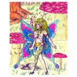 Butterfly Fairy painting artwork